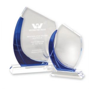 Classic Crystal Wave Award - Individually Gift Boxed