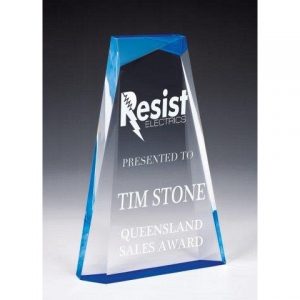 Acrylic Blue Trophy