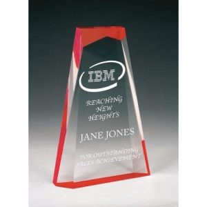 Acrylic Red Trophy