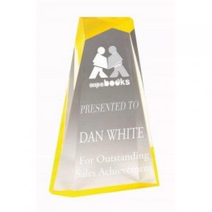 Acrylic Yellow Trophy