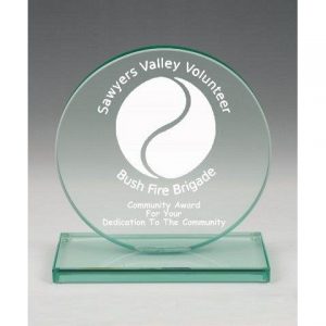 Glass Circle Trophy