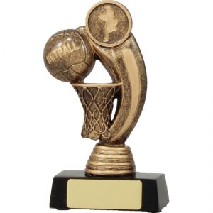 Netball Trophy Swoosh