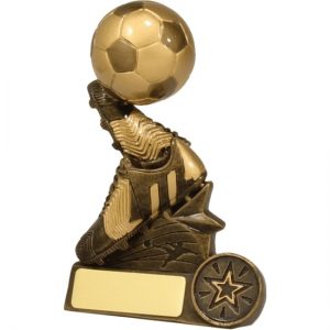 Football-Soccer Trophy Duo