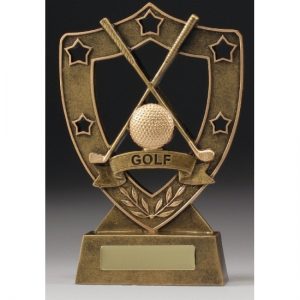 Golf Trophy Shield