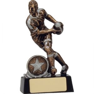 Rugby Trophy Action Player