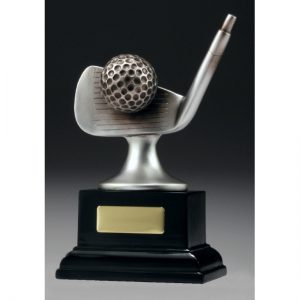 Golf Trophy Silver Iron