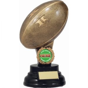 Rugby 3D Pedestal Ball