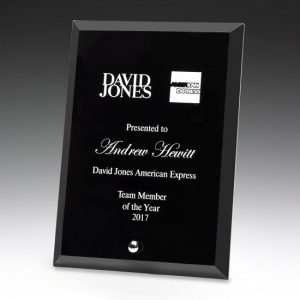 X-Thick Glass Plaque -Black
