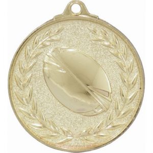 Rugby Medal Gold