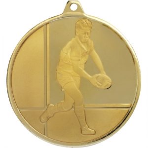 Rugby Medal Gold