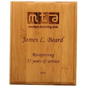 Bamboo Plaque