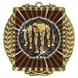 Lynx Wreath - Running Gold