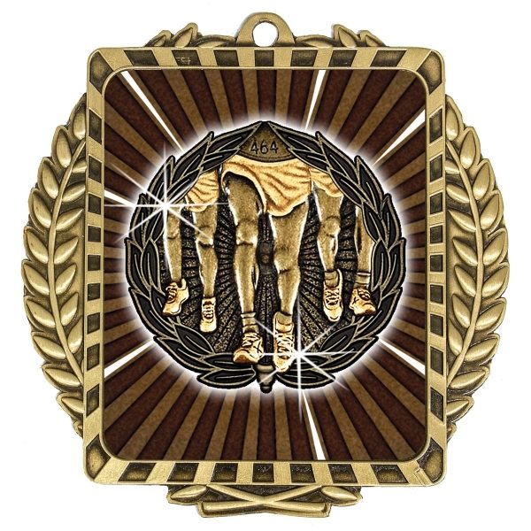 Lynx Wreath - Running Gold