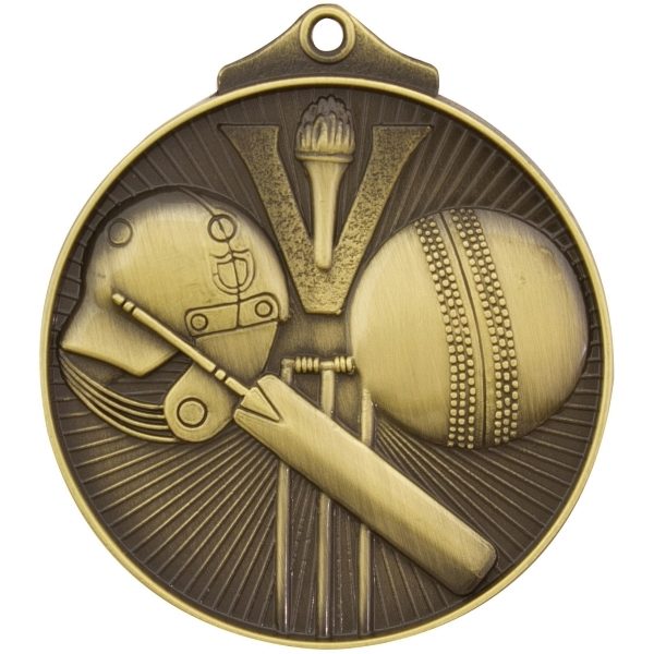 Cricket Medal Gold