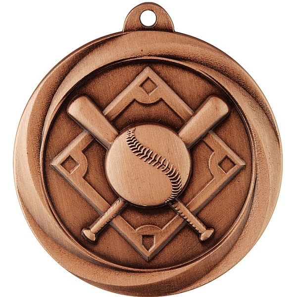 Baseball Econo Medal Gold