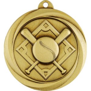 Baseball Econo Medal Gold