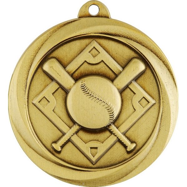 Baseball Econo Medal Gold