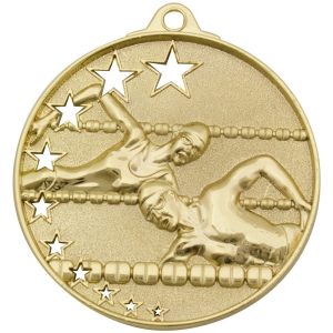 Swim Stars Medal Gold