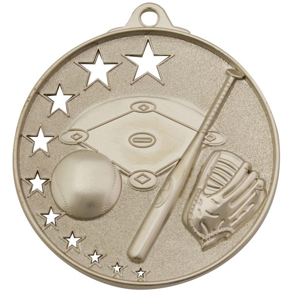 Baseball Stars Medal Gold - Image 2