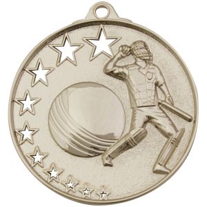 Cricket Stars Medal Gold
