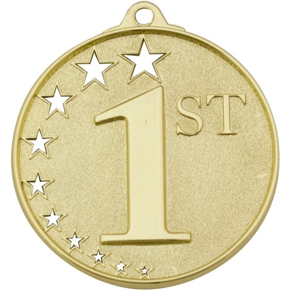 First Place Stars Medal Gold
