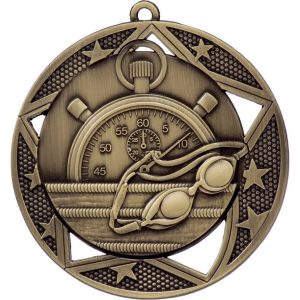 Swimming Galaxy Medal Gold