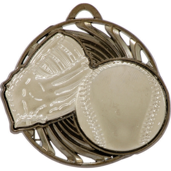Baseball Vortex Medal Gold